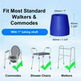 thumbnail image 6 of SupreGear 1-Inch Rubber Walker Tips 4-Pack Non-Slip Replacement for Walking Aids, Blue, 6 of 7