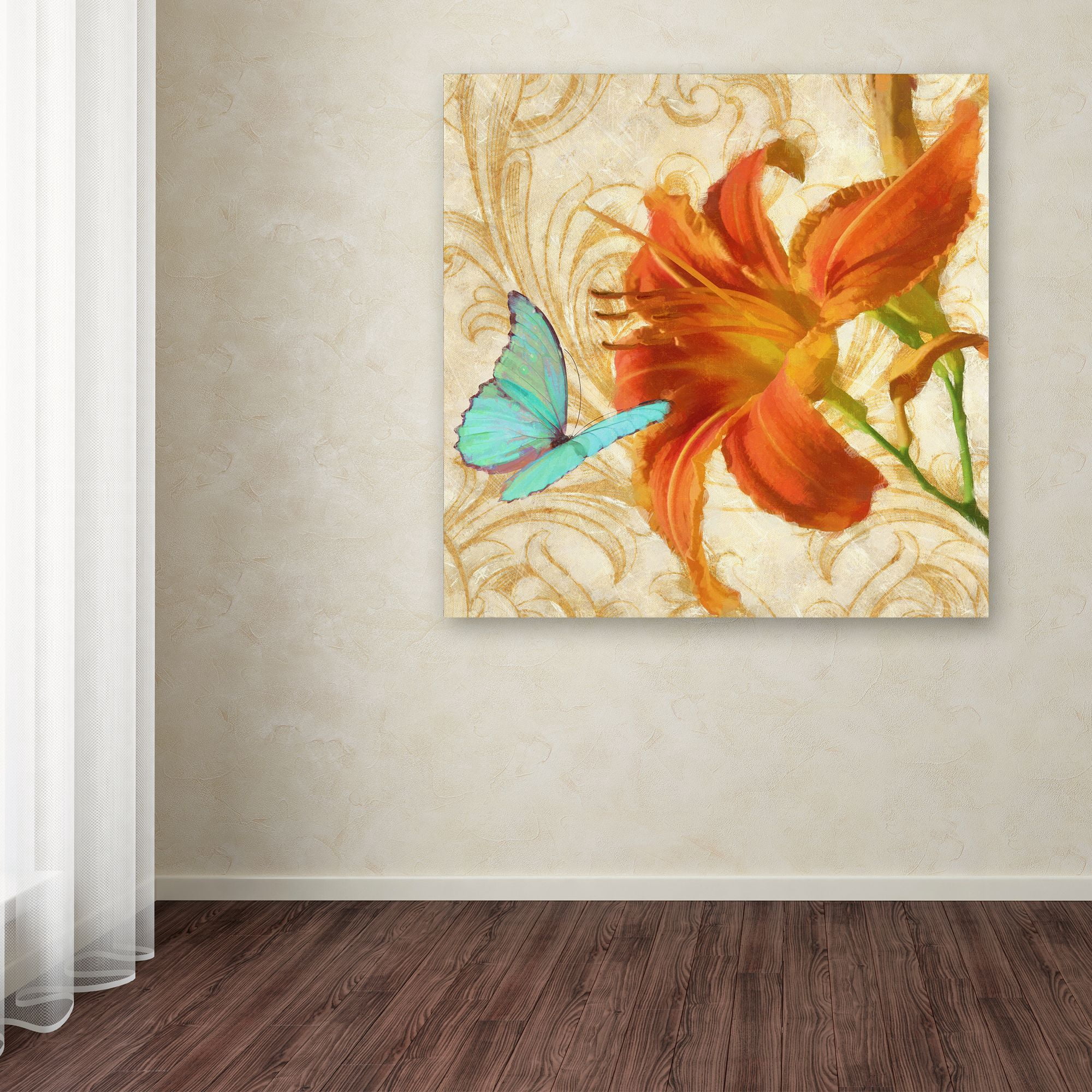 Trademark Fine Art 'Satsuma Day Lily I' Canvas Art by Tina Lavoie