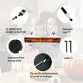 thumbnail image 6 of Large Hallowee Inflatable-8FT White Ghosts with Orange Banner Print “Happy Halloween” LED Lights Outdoor Halloween Decorations Blow Up Decoration for Halloween Party, Yard, Garden, Lawn, 6 of 9