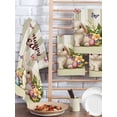 thumbnail image 2 of Happy Easter Kitchen Dish Towels for Drying Dishes Set of 4, Rabbit Eggs Spring Flowers Butterfly Striped Waffle Weave Microfiber Hand Tea Bathroom Towels Quick Dry & Absorbent Towel 15.7x23.6, 2 of 7