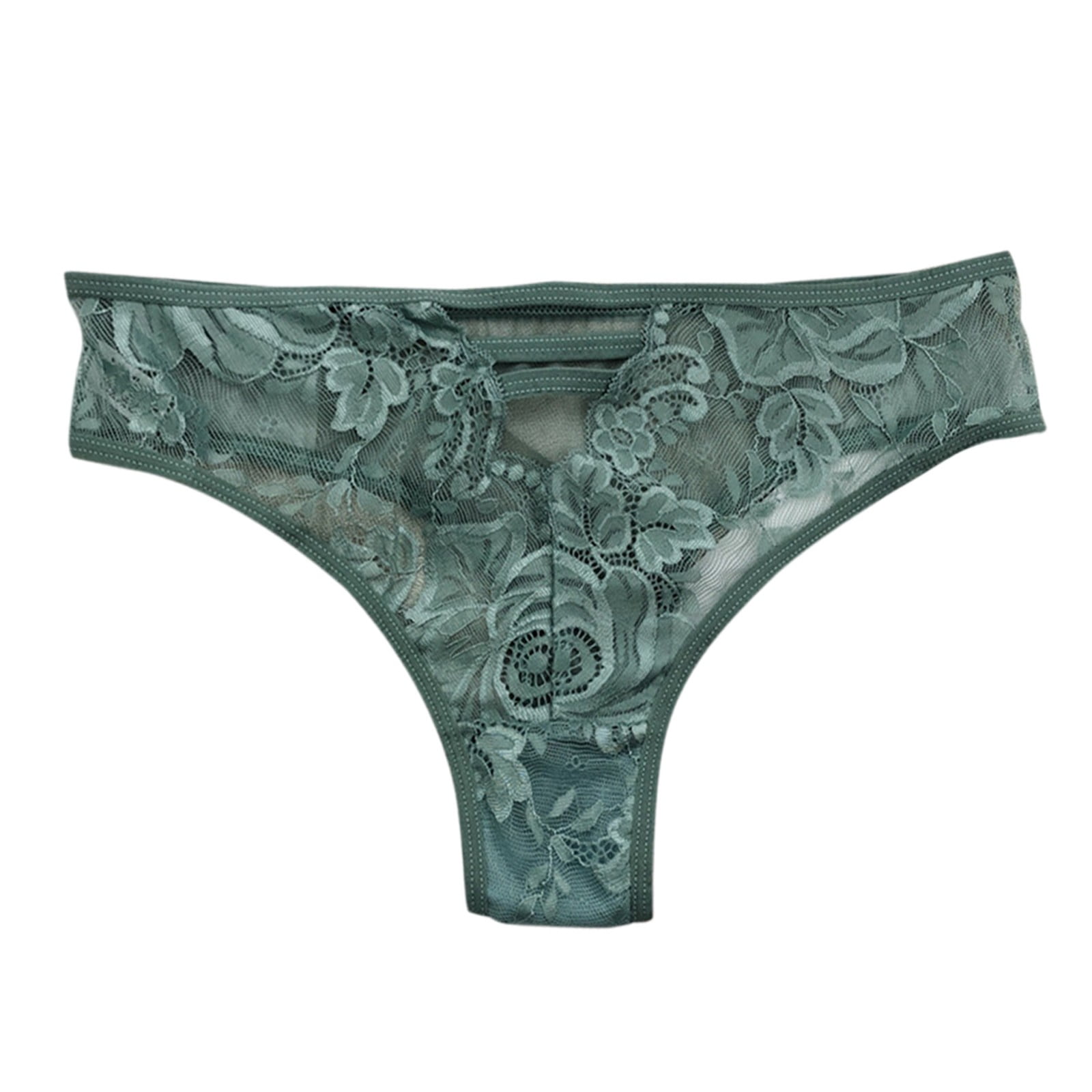 Gubotare Women Panties Thong Womens Underpants Comfort Low Rise Soft T Back G  String Panties Panties,PK2 L 