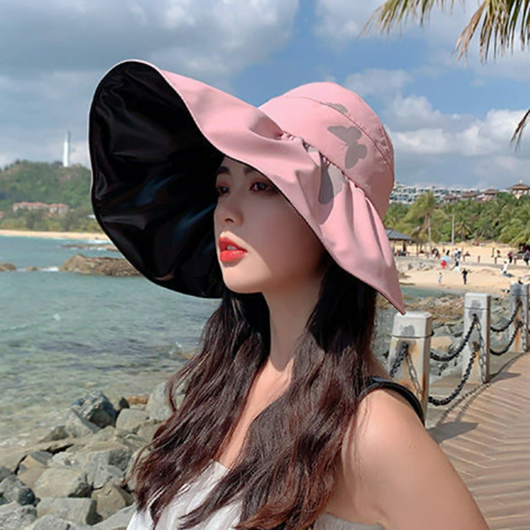 Vnanda Clip On Sun Visors Foldable Sun Hats for Women with UV