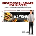 thumbnail image 2 of BBQ Large Banners and Signs for Outdoor by DreamController-Polyester Banner with 4 Holes for Easy Hang Indoor & Outdoor| 6x2 Feet HD Banner to Promote Food & Beverages | Made in USA, 2 of 6