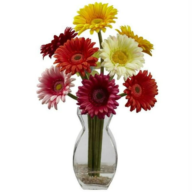 Marguerite Gerbeuse avec Arrangement de Vase