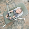 thumbnail image 7 of Baby Delight Highland Baby Bouncer, Lightweight, Breathable & Fold-Flat Design, Sage Tweed, 7 of 7