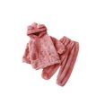 thumbnail image 1 of Children's Flannel Pajamas Children Sleepwear Pyjama Autumn And Winter Bear Home Set, 1 of 3