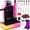 pink, variant on Nail Drill Professional, 45000RPM Electric Nail File for Acrylic & Gel Removal, 2-in-1 Desktop & Portable, LCD Display, Rechargeable, Quiet