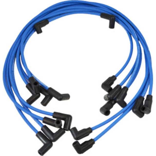 CDI Electronics Marine Spark Plug Wire 631-0006 Fits Mercruiser Inboard Engines; High Performance Bulk Wire; Silicone; Blue; 8 Wires