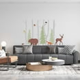 thumbnail image 2 of Forest Animals on Tree with Snowy Theme Cute Artwork Design for Kid's Bedroom Vinyl Wall Decal - Bear, Deer, Squirrel, Owl, Fox and Crane Chilling Beside the Tree for Living Room Wall Decoration 30" x, 2 of 5