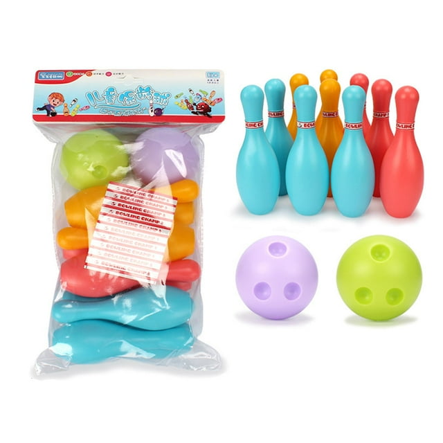 Juego de bolos para niños, juegos de bolos para interiores y exteriores, para niños y niñas YUNYI BRAND Deportes