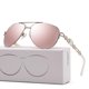 thumbnail image 1 of Gafas de sol de aviador clásicas YUANXCMXG LENTES espejados Marco de metal vintage, 1 of 3