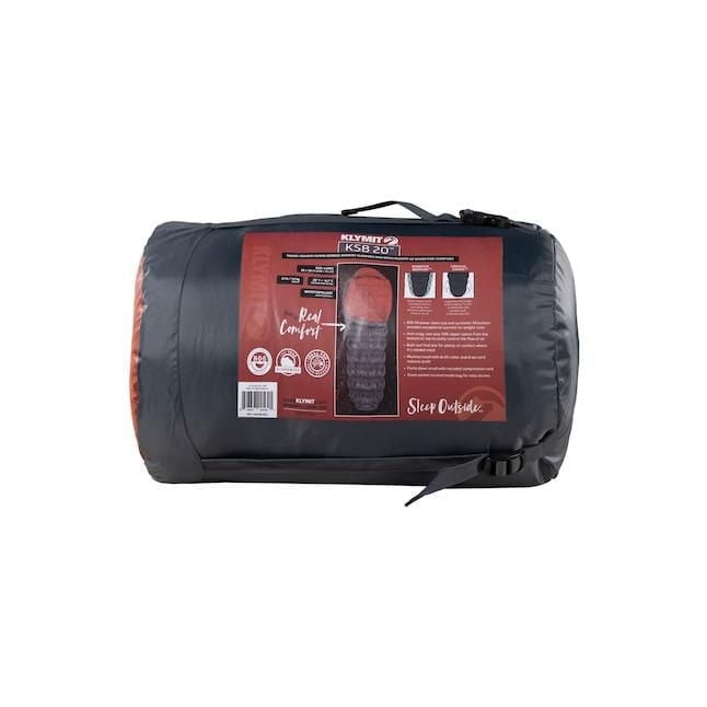 Klymit KSB 20 Hybrid Sleeping Bag Regular- Red