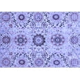 thumbnail image 1 of Ahgly Company Machine Washable Indoor Rectangle Oriental Blue Modern Area Rugs, 7' x 10', 1 of 4