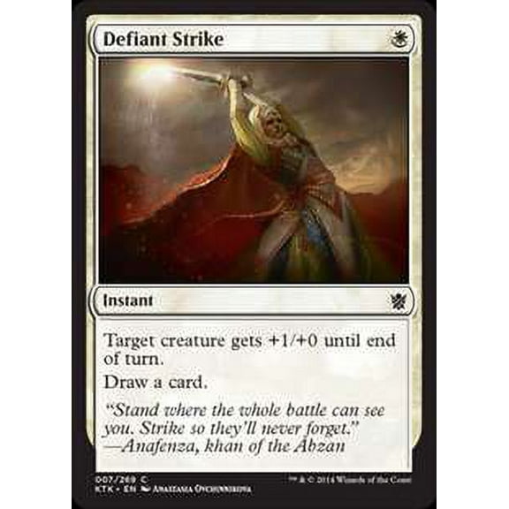 MtG Khans of Tarkir Common Defiant Strike (Foil) #7