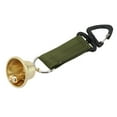 thumbnail image 2 of Brass Bear Bell With Rotatable Carabiner Loud Sound Bell Backpack Pendant For Hiking Cycling Rock Climbing Camping Bear Bell, 2 of 9