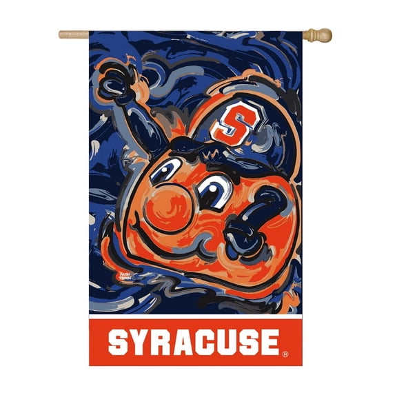 Evergreen Flag, Syracuse, Suede REG Justin Patten, 43'' x 0.3'' inches