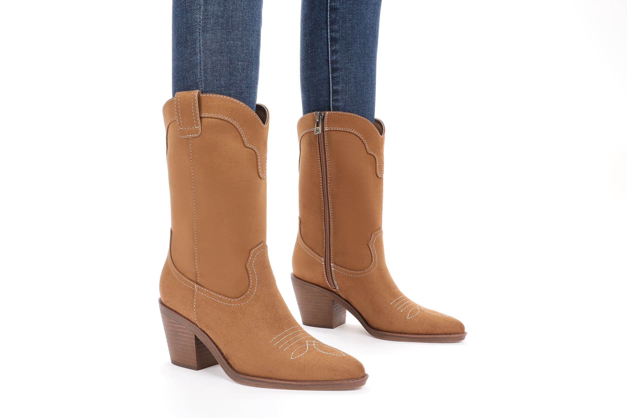 SAM & LIBBY WOMEN'S BREANNA MID-SHAFT WESTERN BOOT