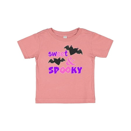 

Inktastic Sweet and Spooky- cute heart bats Gift Baby Boy or Baby Girl T-Shirt