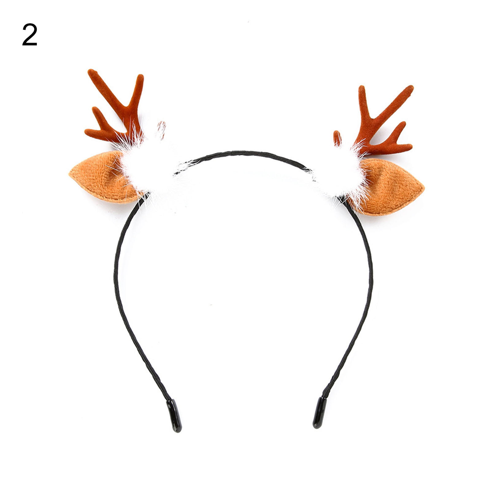 Rhinestone Crystal Elk Horn Hair Hoop Headband Christmas Xmas Party Decor Girls