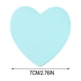 thumbnail image 4 of Lekihaqq Heart Shape Note Pads Adhesive Love Stickers Cute Message Reminder Labels For Takeaway Milk Tea Shop School Office Student, 4 of 8