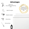 thumbnail image 3 of BuyPlastic Cast Clear Acrylic Plexiglass Plastic Sheet 1/4" x 24" x 36" and more, Plexi Glass for Crafts, Glass Replacement Board, 3 of 6