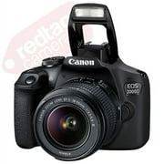 Canon EOS 2000D 24.1MP Digital SLR Camera with EF-S 18-55mm f/3.5-5.6 Lens - International Version (International Version)