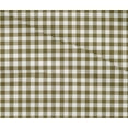 thumbnail image 4 of oneOone Cotton Flex Olive Green Fabric Check Check Fabric For Sewing Printed Craft Fabric By The Meter 40 Inch Wide, 4 of 4