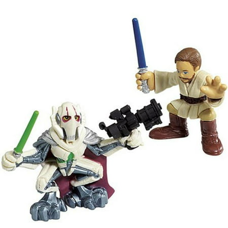Hasbro 85400 Star Wars Galactic Heroes Mini-Figure 2 Pack - Obi-Wan Kenobi & General Grievous