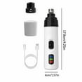 thumbnail image 3 of Pet Dog Nail Trimmer Speed Dog Nail Grinder Suitable For Rechargeable Pet Nail Trimmers For Small Medium And Large Dogs And Cats Camping With Dog Accessories For Big Dogs Camping Accessories For Dogs, 3 of 3