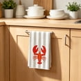 thumbnail image 4 of Japceit Ocean Theme Kitchen Towels,Summer Kitchen Towels Dish Towels,Nautical Teal Style Kitchen Decor,For Home, 4 of 6