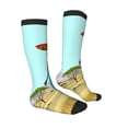 thumbnail image 3 of Balery African Women Printed Novelty Socks Men's Women's Crew Socks Sports Socks Knee High Socks Cotton Socks Quirky and Cool Socks, 3 of 9