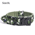 thumbnail image 2 of Collar de perro militar para perros medianos grandes, collares de nailon ajustables con asa, 2 of 6