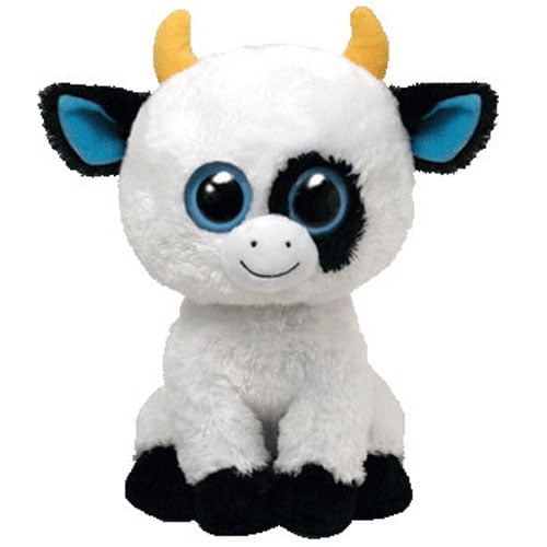 TY Beanie Boos DAISY the Cow (Solid Eye Color) (Medium Size 9 inch