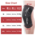 thumbnail image 3 of Knee Brace for Knee Pain Knee Support Compression Sleeves with Removable Bands, for Gym, Working Out, Running, Injury Recovery, Basketball and More Sports, 3 of 7