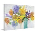 thumbnail image 2 of "Warm Summer Blooms II" Painting Print on Wrapped Canvas, 2 of 7