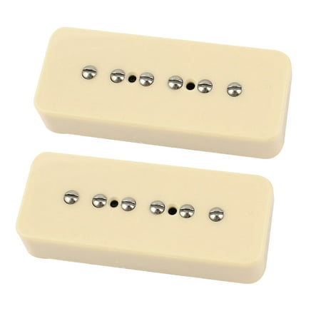 2 Pcs Soap Bar LP Single-coil Neck Bridge Pickups for Acoustic Electric