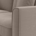 thumbnail image 5 of Flare Accent Chair with Ottoman Set in Tan Microsuede Fabric, 5 of 7