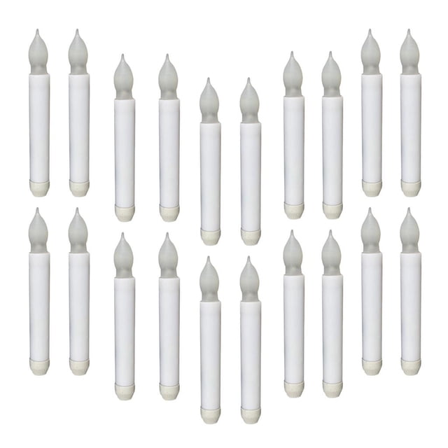 20 Unids s LED Eléctrica Té Luces Tea Light Parpadeante Decorativa para Fiestas Navidades Halloween Soledad Velas Taper LED eléctricas