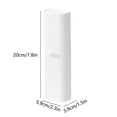 thumbnail image 2 of TZYUDK Compact Travel Toothbrush Cup with Ventilation Hole Portable Cover Storage Container for School Camping Business White Plastic, 2 of 5