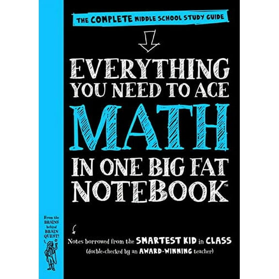 Pre-Owned Big Fat Notebook: Everything You Need to Ace Math in One Big Fat Notebook, (Paperback), English