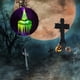 thumbnail image 3 of Sombrero con luces LED para vacaciones de Halloween que brilla intensamente, se puede usar en la cabeza o como colgante, sombrero de bruja, Kits de decoración para fiestas Zigzag verde más luz Inteprter HA007401-05, 3 of 6