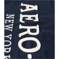 thumbnail image 2 of Camiseta adornada con logotipo vertical Aeropostale para hombre azul grande, 2 of 2