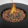 thumbnail image 3 of AJ Enjoy 30" Round 50,000 BTU Propane Gas Fire Pit Table with Lid, Black, 3 of 11