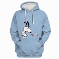 thumbnail image 3 of Sudadera con capucha con estampado de dibujos animados de Snoopy Kawaii para mujer, ropa deportiva holgada informal suave para mujer, sudadera de polar cálida para mujer 2024, 3 of 5