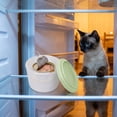 thumbnail image 6 of Silicone Pet Food Storage Container 8.2cm, Microwave and Freezer Safe Sealed Lid for Cat Wet Food, Airtight Mini Food Container for Fridge Storage, Reusable Food Grade Container for Pets, 6 of 7