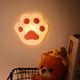 thumbnail image 3 of Lámpara de pared LED de silicona con forma de pata de gato, luz nocturna para mesita de noche, 3 of 3