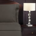 thumbnail image 1 of Superior 3-Piece 85 GSM Charcoal Bubble Embroidered Microfiber Sheet Set, Twin, 1 of 4