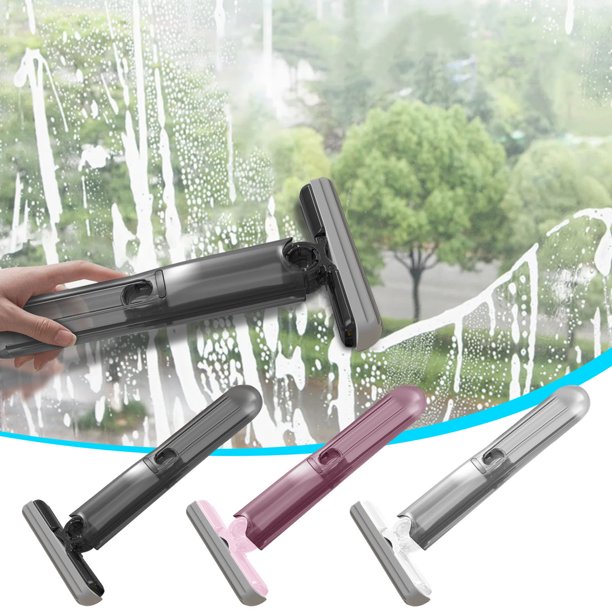 Mopa de esponja de mano transparente de goma | Herramienta de limpieza biodegradable para el hogar y el automóvil | Diseño ergonómico | Duradero y sin rayas | Agarre fácil para niños y adultos