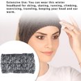 thumbnail image 3 of Sonducket Diadema de invierno para mujer, orejeras, suministros de motor para mujeres, adolescentes y niñas Accesorio para el cabello Gris+Blanco, 3 of 6