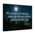 thumbnail image 5 of Scripture Walls  David a Saviour Luke 2:11 Bible Verse Canvas Christian Wall Art Ready to Hang Unframed, 5 of 10